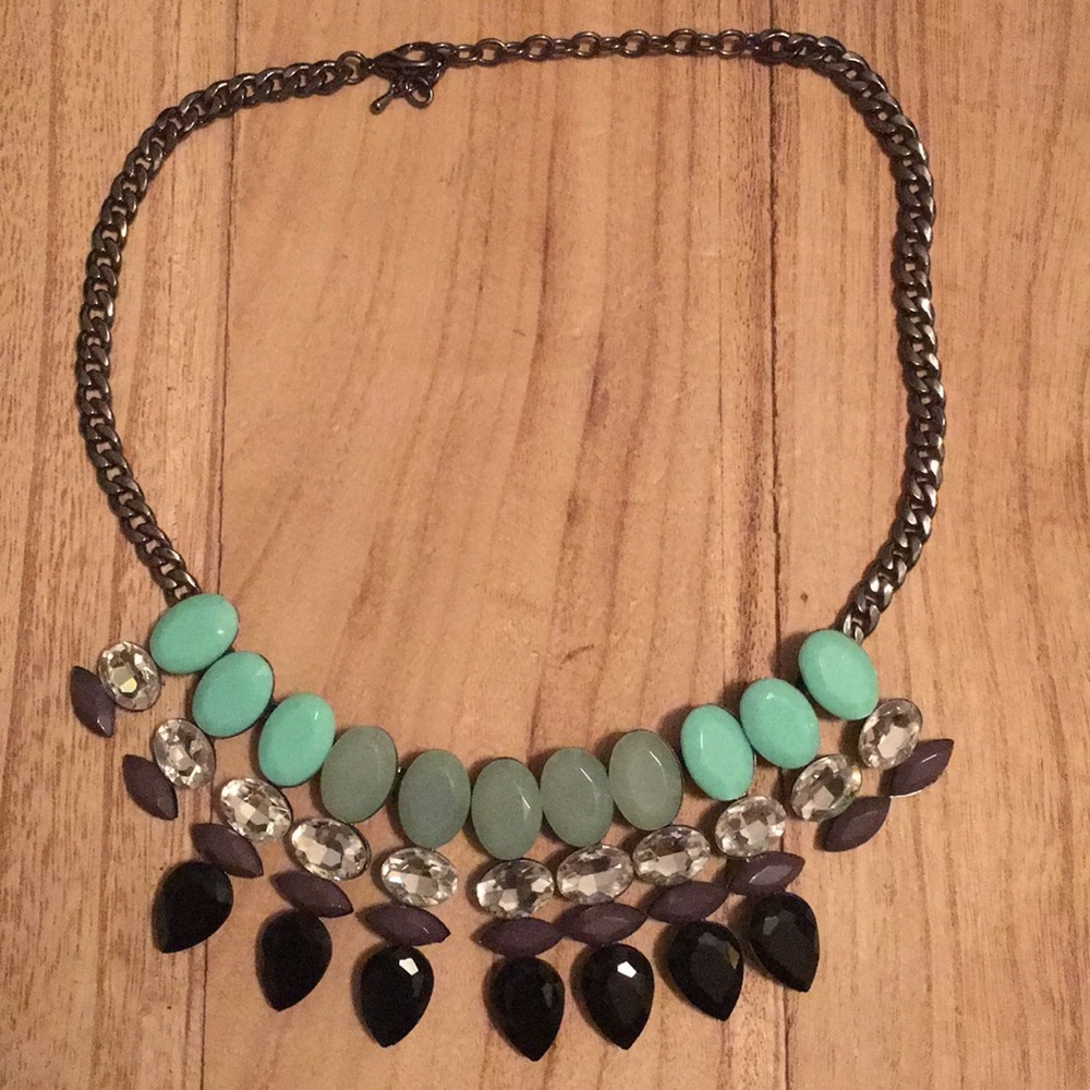 Turquoise statement necklace